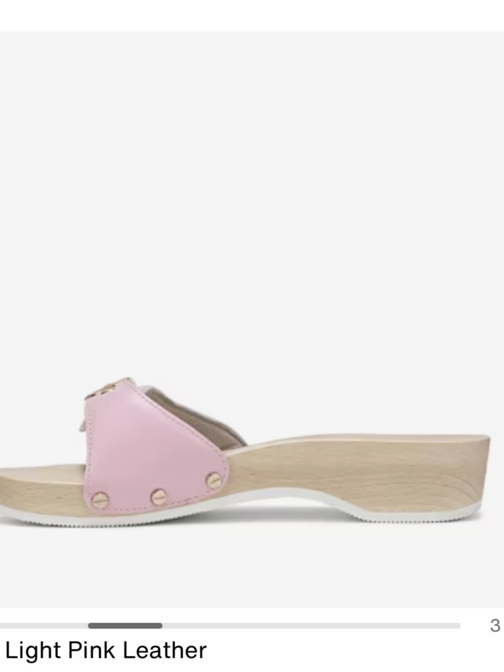 ORIGINAL DR SCHOLLS!! Ballerina Light Pink Leather Sandals! New! 10